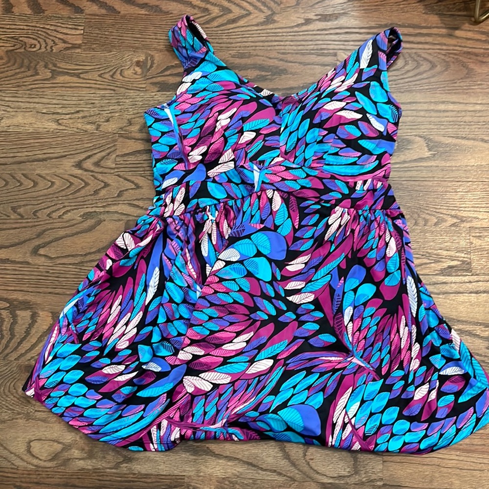 Swimsuits for All swimsuit swim dress with skirt
